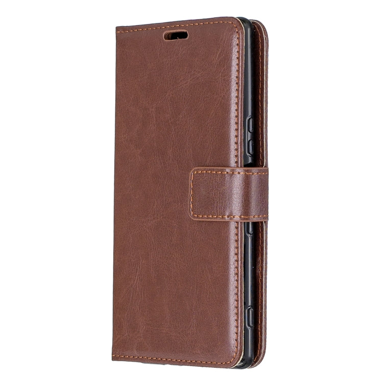 For Sony Xperia 5 Crazy Horse Texture Horizontal Flip Leather Case with Holder & Card Slots & Wallet & Photo Frame