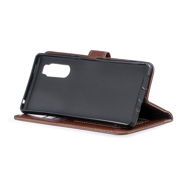 For Sony Xperia 5 Crazy Horse Texture Horizontal Flip Leather Case with Holder & Card Slots & Wallet & Photo Frame