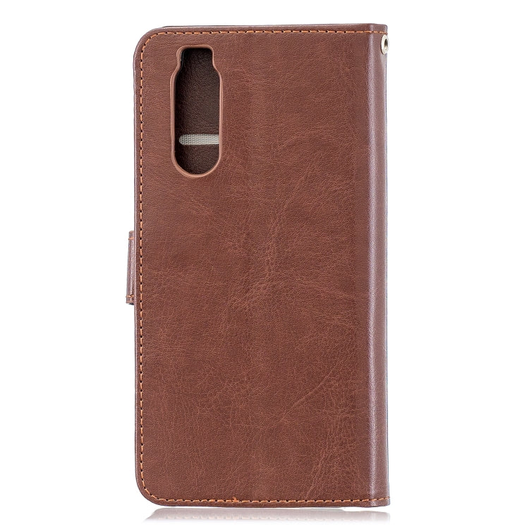 For Sony Xperia 5 Crazy Horse Texture Horizontal Flip Leather Case with Holder & Card Slots & Wallet & Photo Frame