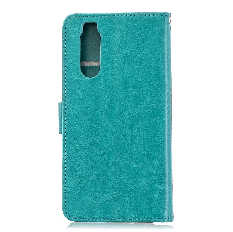 For Sony Xperia 5 Crazy Horse Texture Horizontal Flip Leather Case with Holder & Card Slots & Wallet & Photo Frame