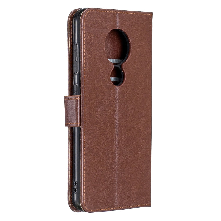 For Nokia 6.2 / 7.2 Crazy Horse Texture Horizontal Flip Leather Case with Holder & Card Slots & Wallet & Photo Frame