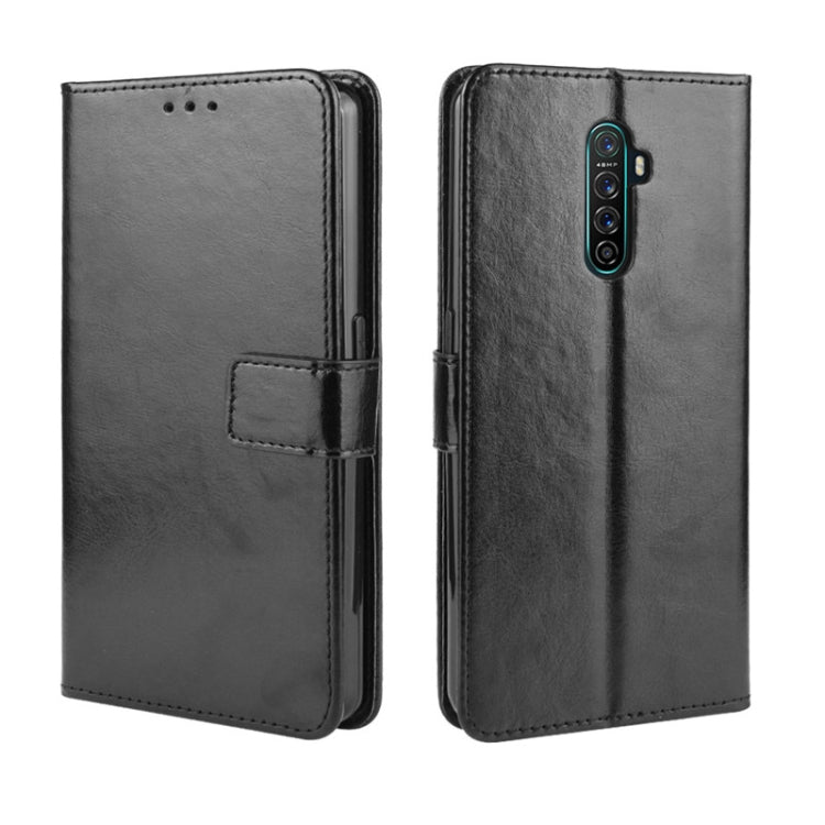 For Oppo Reno Ace Retro Crazy Horse Texture Horizontal Flip Leather Case with Holder & Card Slots & Photo Frame
