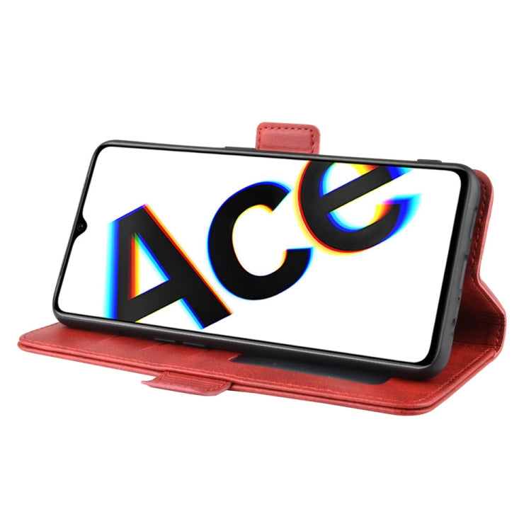 For OPPO Reno Ace / Realme X2 Pro Dual-side Magnetic Buckle Horizontal Flip Leather Case with Holder & Card Slots & Wallet & Photo Frame