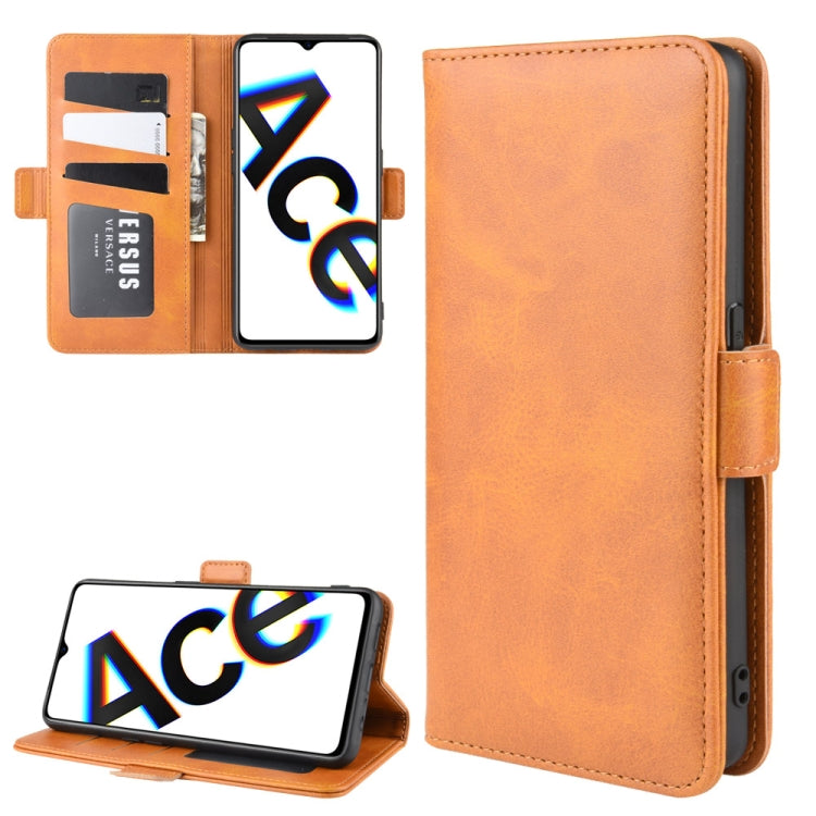 For OPPO Reno Ace / Realme X2 Pro Dual-side Magnetic Buckle Horizontal Flip Leather Case with Holder & Card Slots & Wallet & Photo Frame
