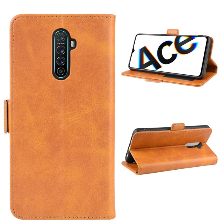 For OPPO Reno Ace / Realme X2 Pro Dual-side Magnetic Buckle Horizontal Flip Leather Case with Holder & Card Slots & Wallet & Photo Frame