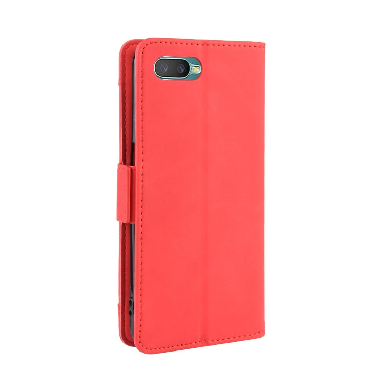 For Oppo Reno A Wallet Style Skin Feel Calf Pattern Leather Case with Separate Card Slot