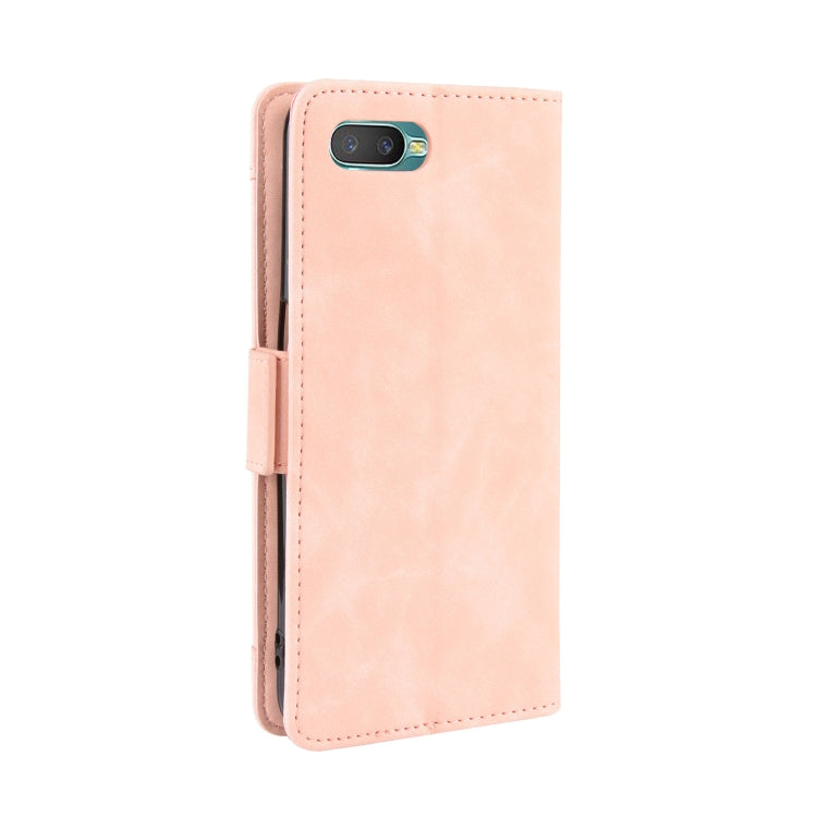 For Oppo Reno A Wallet Style Skin Feel Calf Pattern Leather Case with Separate Card Slot