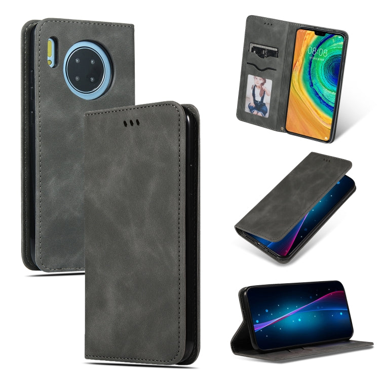 For Huawei Mate 30 Pro Retro Skin Feel Business Magnetic Horizontal Flip Leather Case