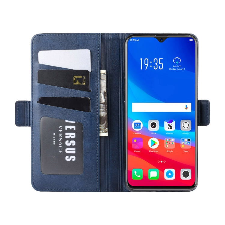 For OPPO F9 / F9 Pro / Realme 2 Pro / A7X Dual-side Magnetic Buckle Horizontal Flip Leather Case with Holder & Card Slots & Wallet & Photo Frame