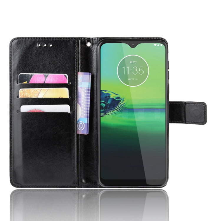 For Motorola Moto G8 Play Retro Crazy Horse Texture Horizontal Flip Leather Case with Holder & Card Slots & Photo Frame