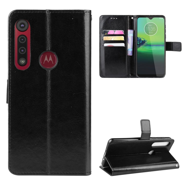 For Motorola Moto G8 Play Retro Crazy Horse Texture Horizontal Flip Leather Case with Holder & Card Slots & Photo Frame