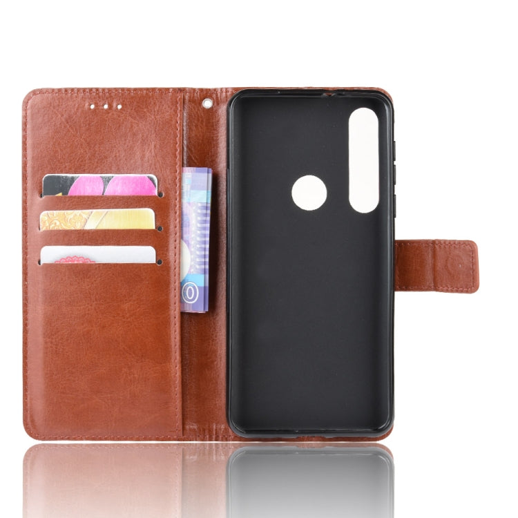 For Motorola Moto G8 Play Retro Crazy Horse Texture Horizontal Flip Leather Case with Holder & Card Slots & Photo Frame