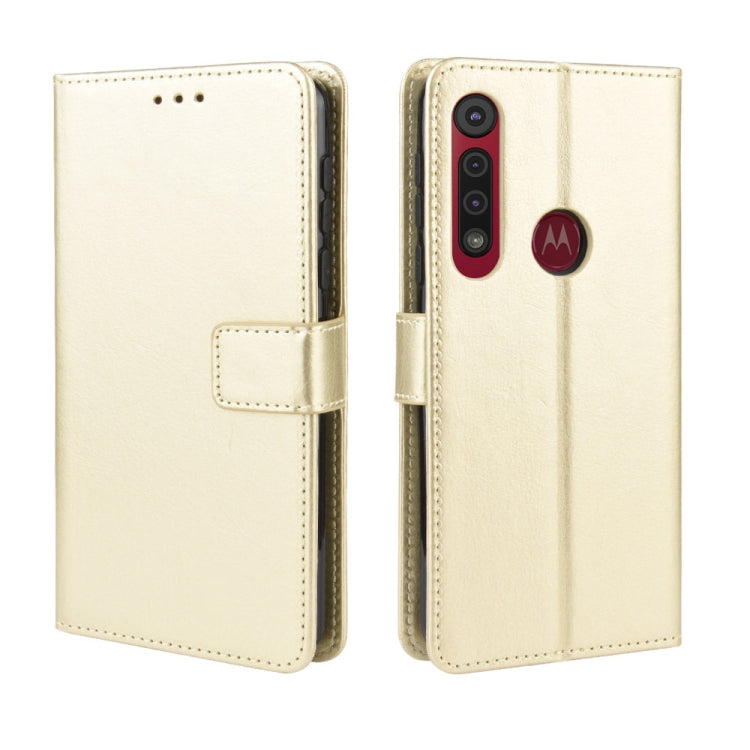 For Motorola Moto G8 Play Retro Crazy Horse Texture Horizontal Flip Leather Case with Holder & Card Slots & Photo Frame