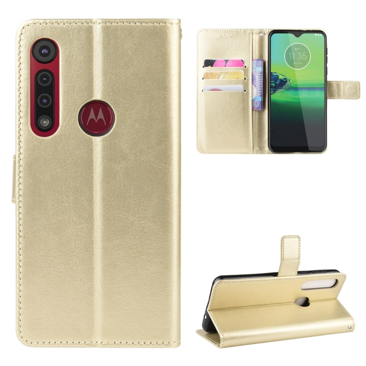 For Motorola Moto G8 Play Retro Crazy Horse Texture Horizontal Flip Leather Case with Holder & Card Slots & Photo Frame
