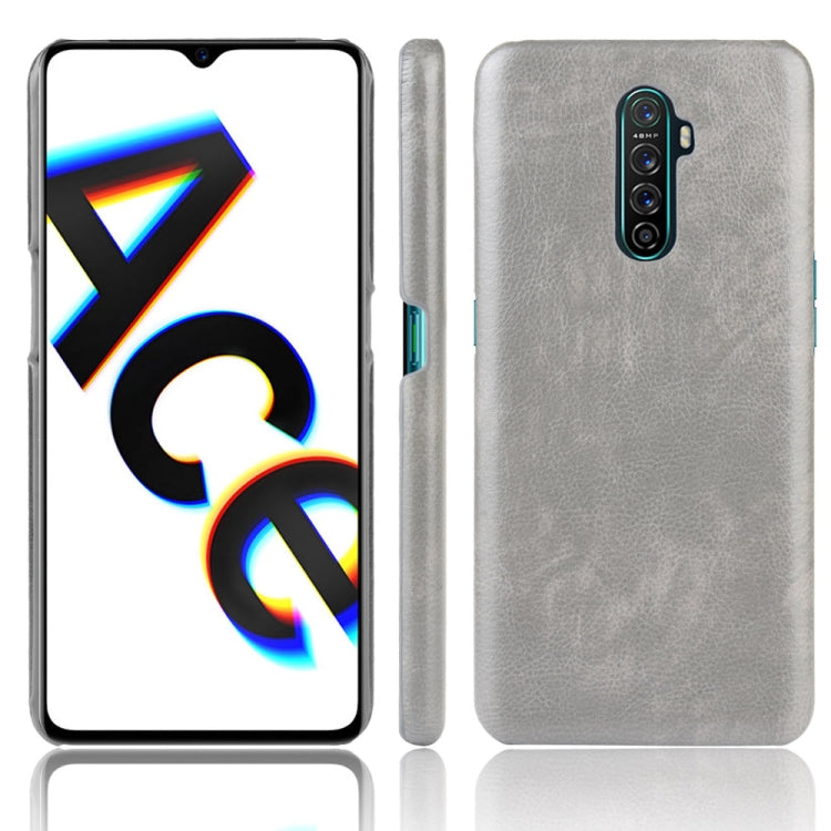 For Oppo Realme X2 Pro / Reno Ace Shockproof Litchi Texture PC + PU Case