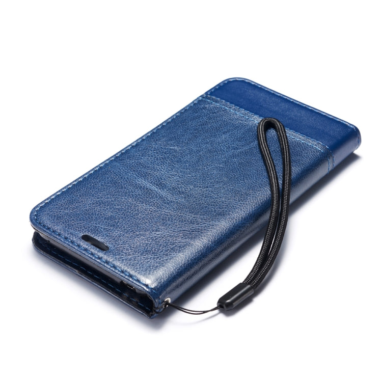 For Huawei Honor 7C Double-sided Absorption Splicing Horizontal Flip Leather Case with Holder & Card Slots & Lanyard