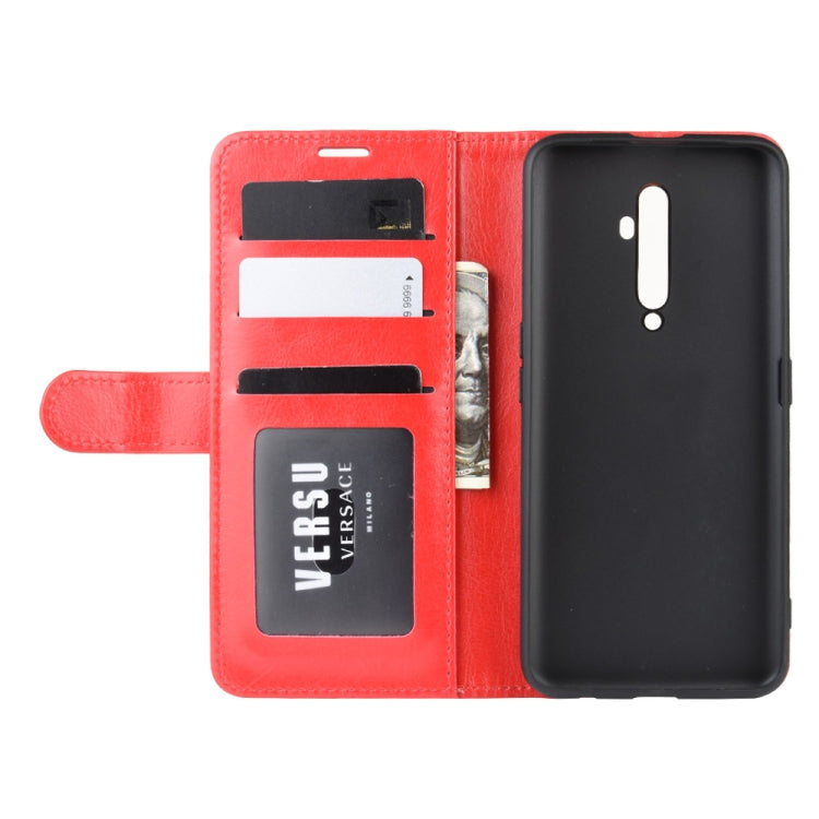 For Oppo Reno2 F / Reno2 Z R64 Texture Single Fold Horizontal Flip Leather Case with Holder & Card Slots & Wallet