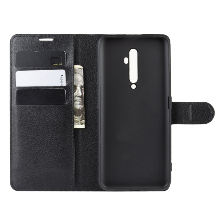 For Oppo Reno2 F / Reno2 Z Litchi Texture Horizontal Flip Leather Case with Wallet & Holder & Card Slots