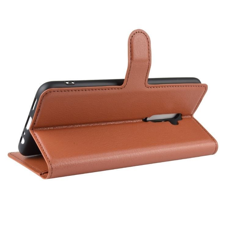 For Oppo Reno2 F / Reno2 Z Litchi Texture Horizontal Flip Leather Case with Wallet & Holder & Card Slots
