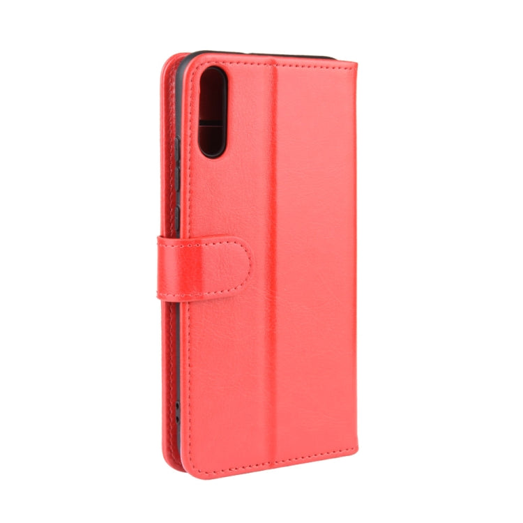 For Huawei Enjoy 10 R64 Texture Single Fold Horizontal Flip Leather Case with Holder & Card Slots & Wallet