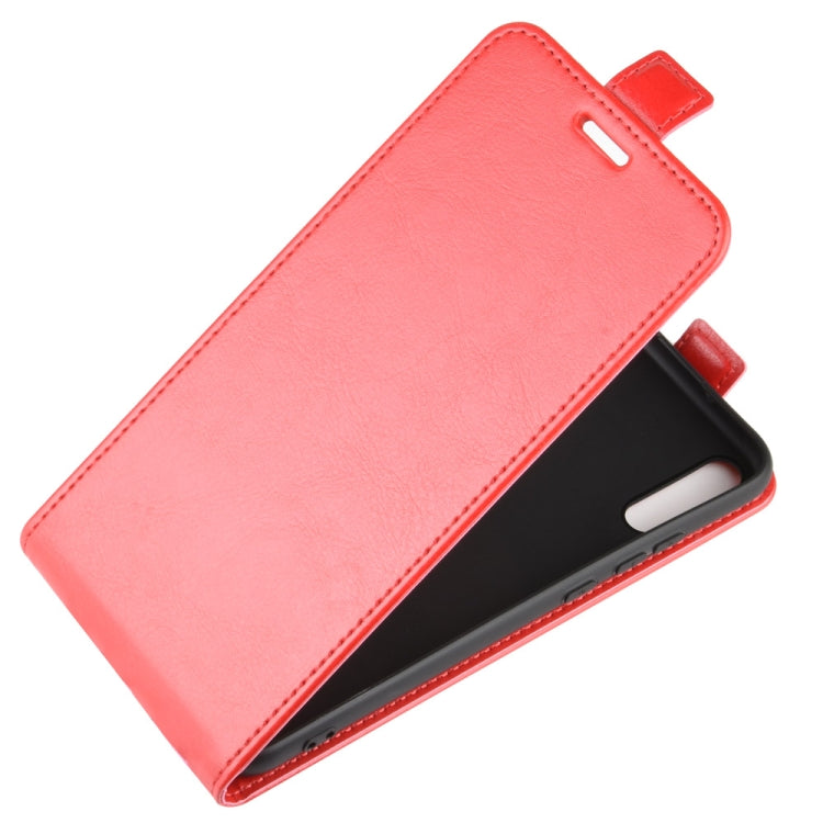 For Huawei Enjoy 10 Crazy Horse Vertical Flip Leather Protective Case