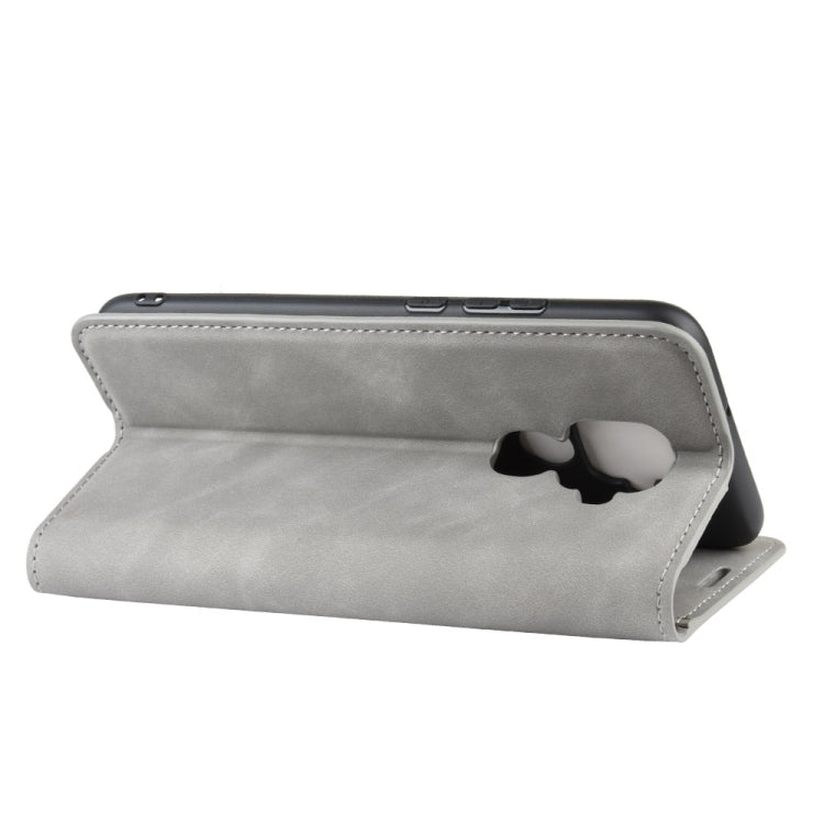 For Huawei Mate 30 Lite / Nova 5Z Retro-skin Business Magnetic Suction Leather Case with Purse-Bracket-Chuck