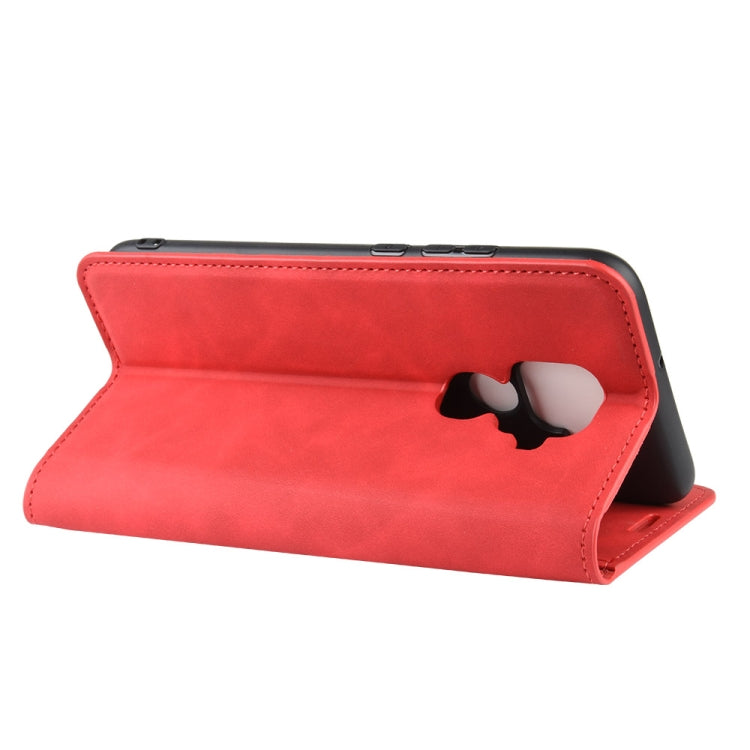 For Huawei Mate 30 Lite / Nova 5Z Retro-skin Business Magnetic Suction Leather Case with Purse-Bracket-Chuck