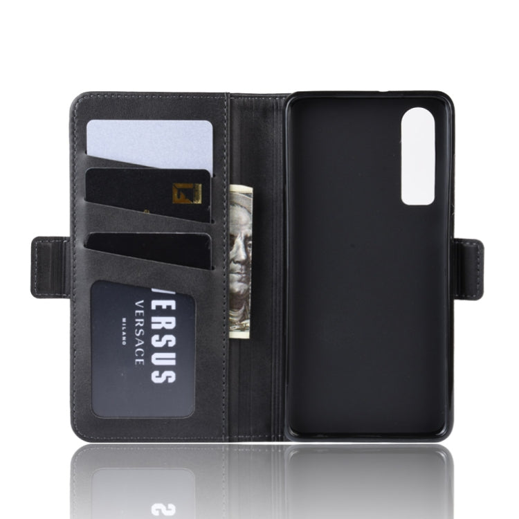 For Huawei P30 Dual-side Magnetic Buckle Horizontal Flip Leather Case with Holder & Card Slots & Wallet & Photo Frame