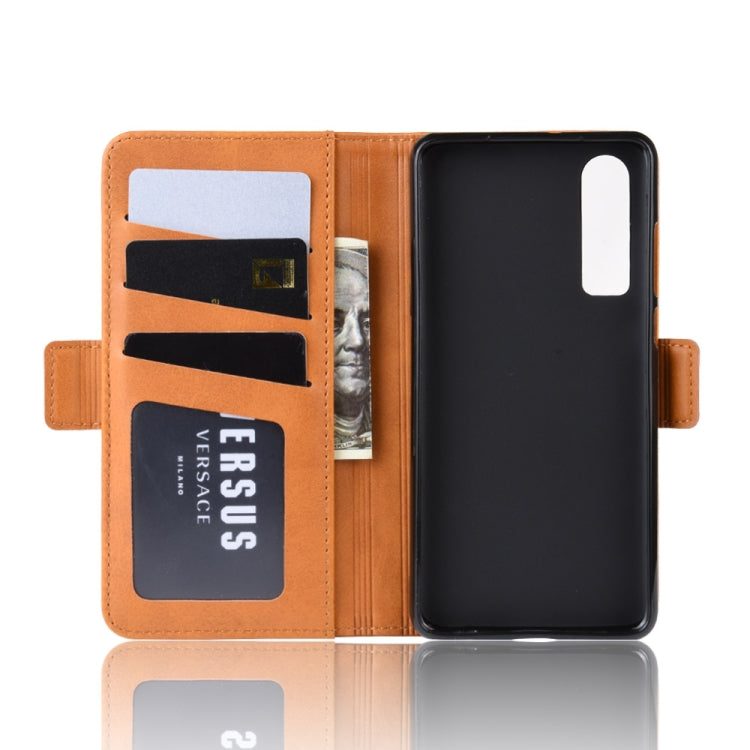 For Huawei P30 Dual-side Magnetic Buckle Horizontal Flip Leather Case with Holder & Card Slots & Wallet & Photo Frame