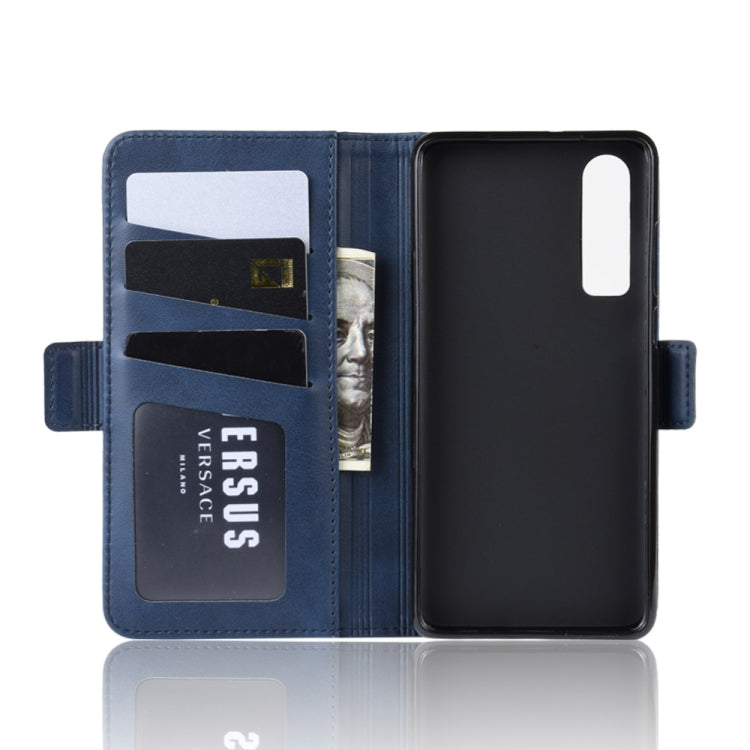 For Huawei P30 Dual-side Magnetic Buckle Horizontal Flip Leather Case with Holder & Card Slots & Wallet & Photo Frame