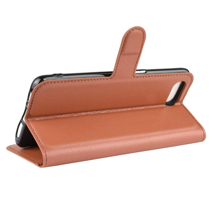 For Oppo Reno A Litchi Texture Horizontal Flip Leather Case with Wallet & Holder & Card Slots