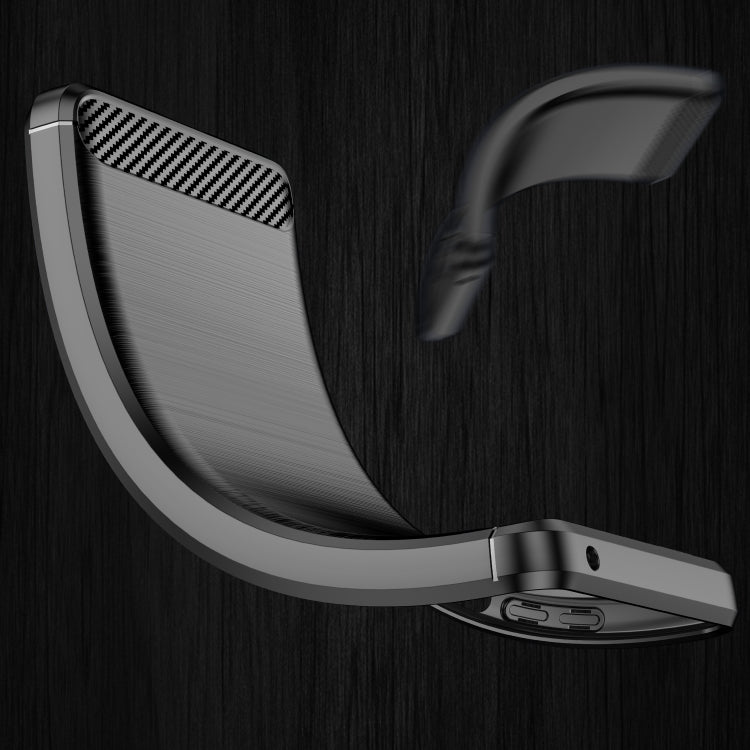 For Xiaomi Mi CC9 Pro / Note10 Brushed Texture Carbon Fiber TPU Case
