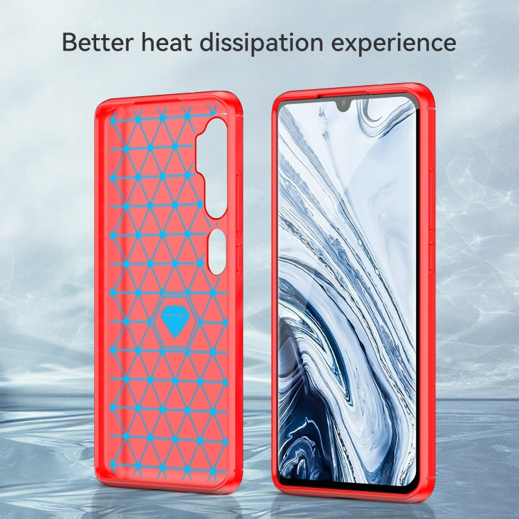 For Xiaomi Mi CC9 Pro / Note10 Brushed Texture Carbon Fiber TPU Case