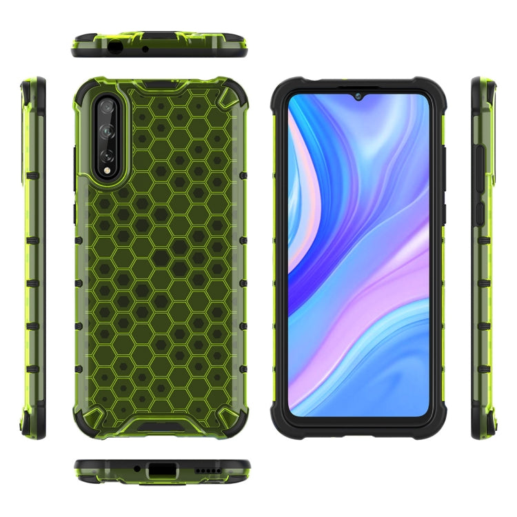 For Huawei Enjoy10S Shockproof Honeycomb PC + TPU Case