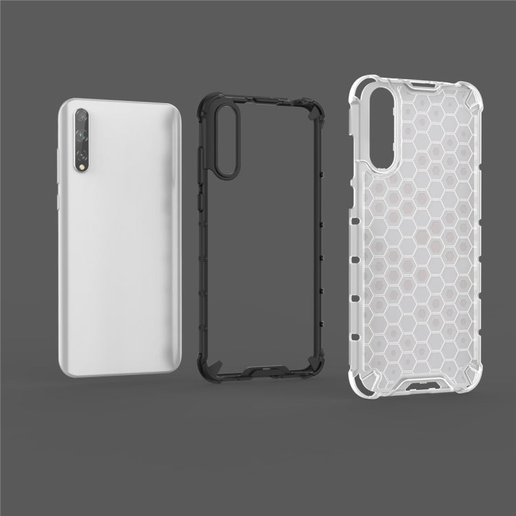 For Huawei Enjoy10S Shockproof Honeycomb PC + TPU Case