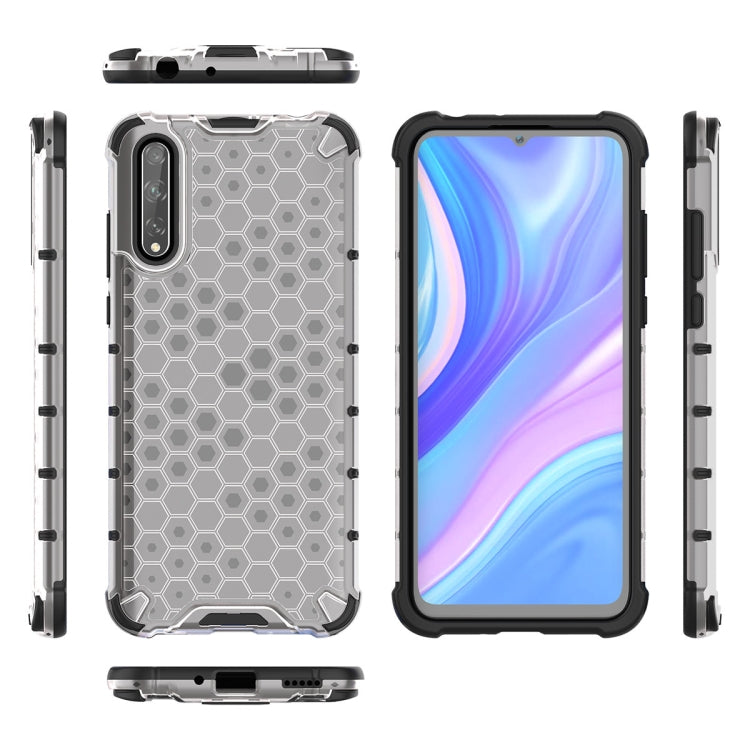 For Huawei Enjoy10S Shockproof Honeycomb PC + TPU Case