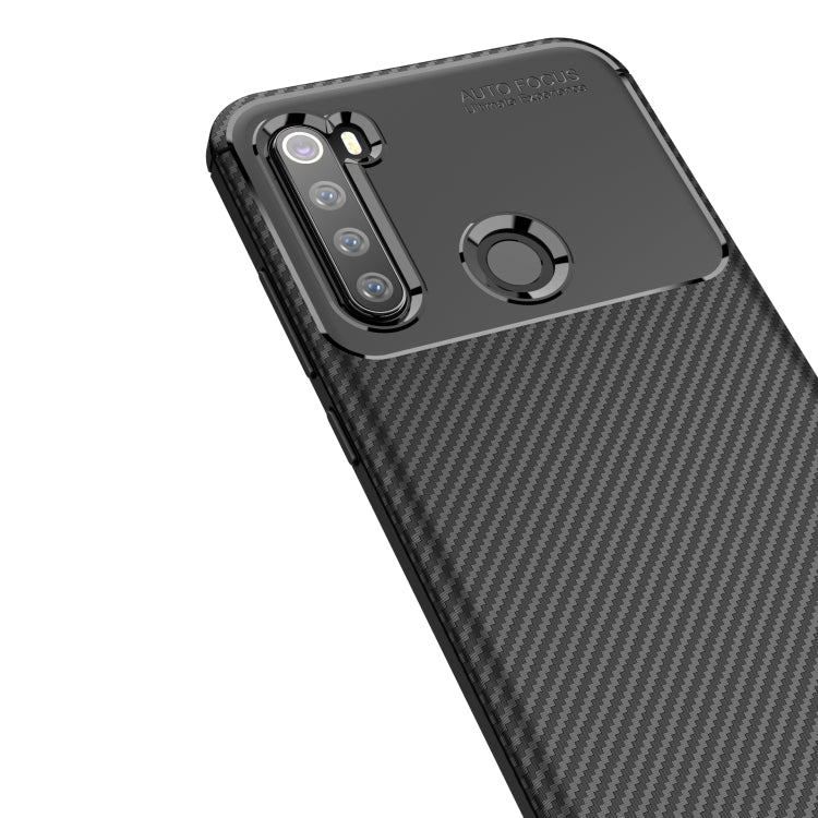 For Xiaomi Redmi Note 8T Carbon Fiber Texture Shockproof TPU Case(Blue)