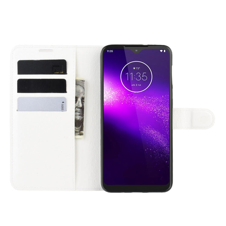 For Motorola One Macro / G8 Play Litchi Texture Horizontal Flip Leather Case with Wallet & Holder & Card Slots