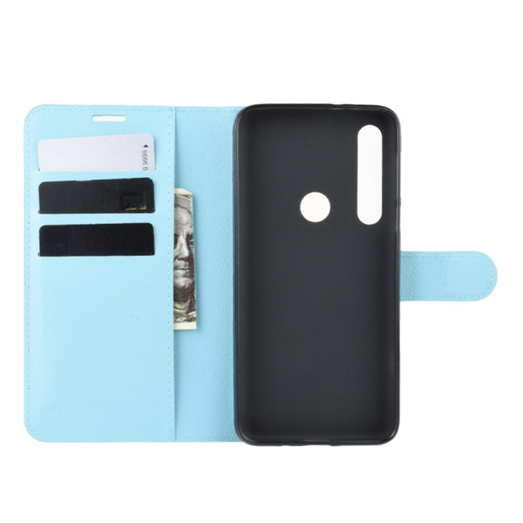 For Motorola One Macro / G8 Play Litchi Texture Horizontal Flip Leather Case with Wallet & Holder & Card Slots