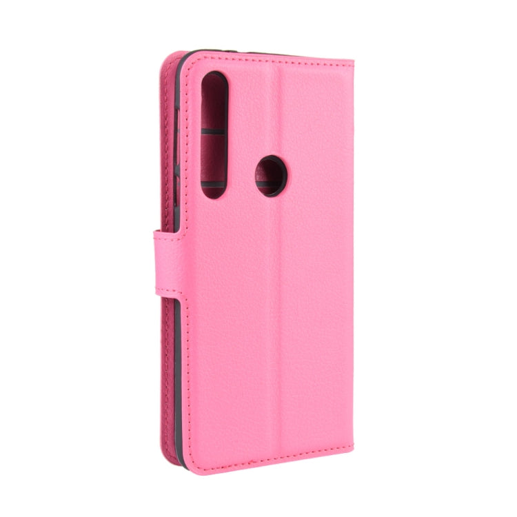 For Motorola One Macro / G8 Play Litchi Texture Horizontal Flip Leather Case with Wallet & Holder & Card Slots