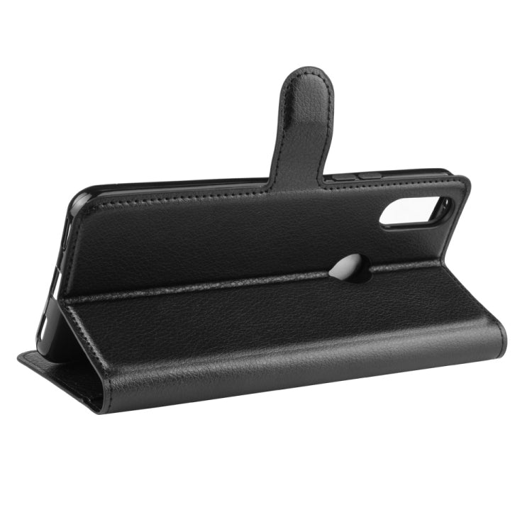 For Alcatel 3V 2019 Litchi Texture Horizontal Flip Leather Case with Wallet & Holder & Card Slots