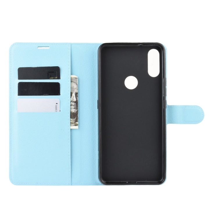 For Alcatel 3V 2019 Litchi Texture Horizontal Flip Leather Case with Wallet & Holder & Card Slots