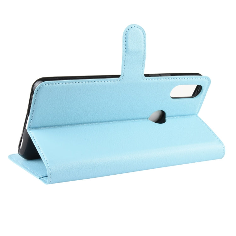 For Alcatel 3V 2019 Litchi Texture Horizontal Flip Leather Case with Wallet & Holder & Card Slots