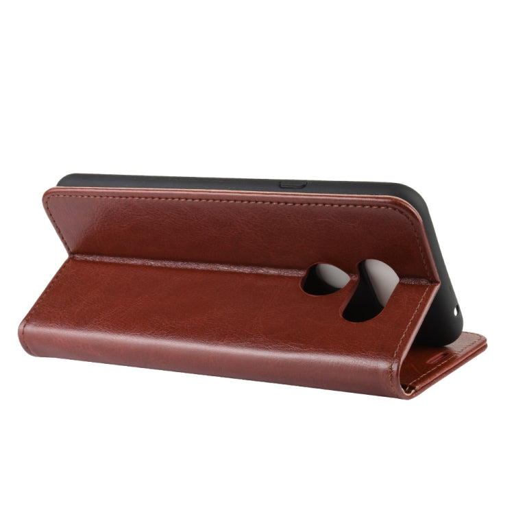 For LG K40S R64 Texture Single Fold Horizontal Flip Leather Case with Holder & Card Slots & Wallet