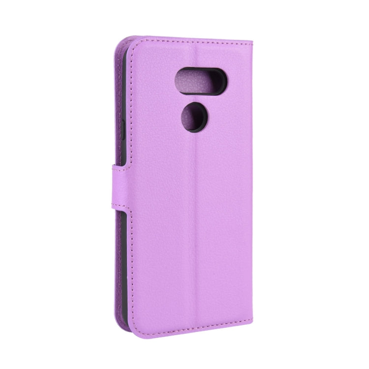 For LG K40S Litchi Texture Horizontal Flip Leather Case with Wallet & Holder & Card Slots