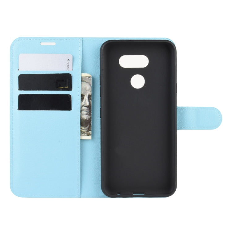 For LG K40S Litchi Texture Horizontal Flip Leather Case with Wallet & Holder & Card Slots