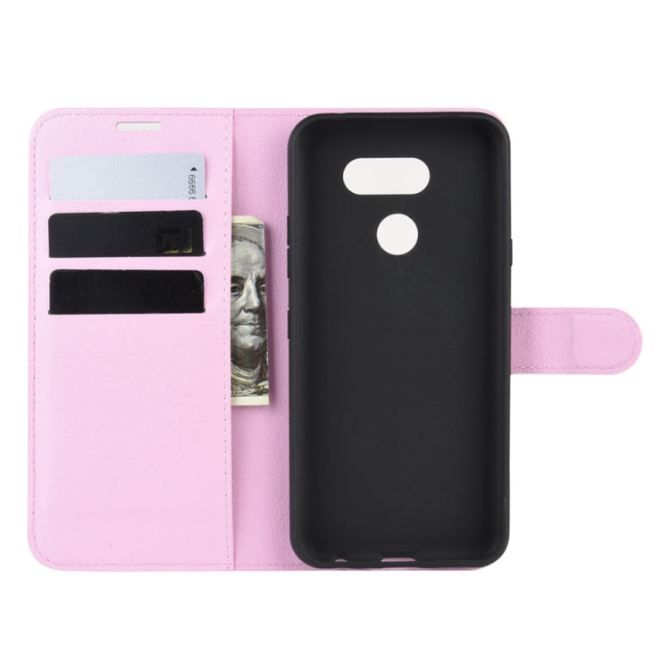 For LG K40S Litchi Texture Horizontal Flip Leather Case with Wallet & Holder & Card Slots
