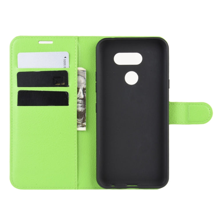 For LG K40S Litchi Texture Horizontal Flip Leather Case with Wallet & Holder & Card Slots