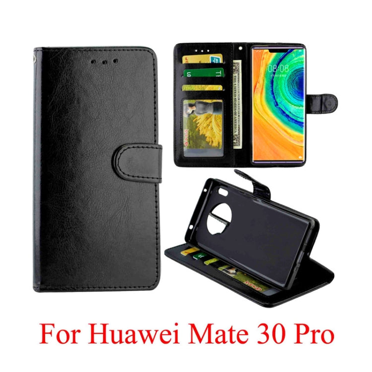 For Huawei Mate30 Pro Crazy Horse Texture Horizontal Flip Leather Case with Holder & Card Slots & Wallet & Photo Frame