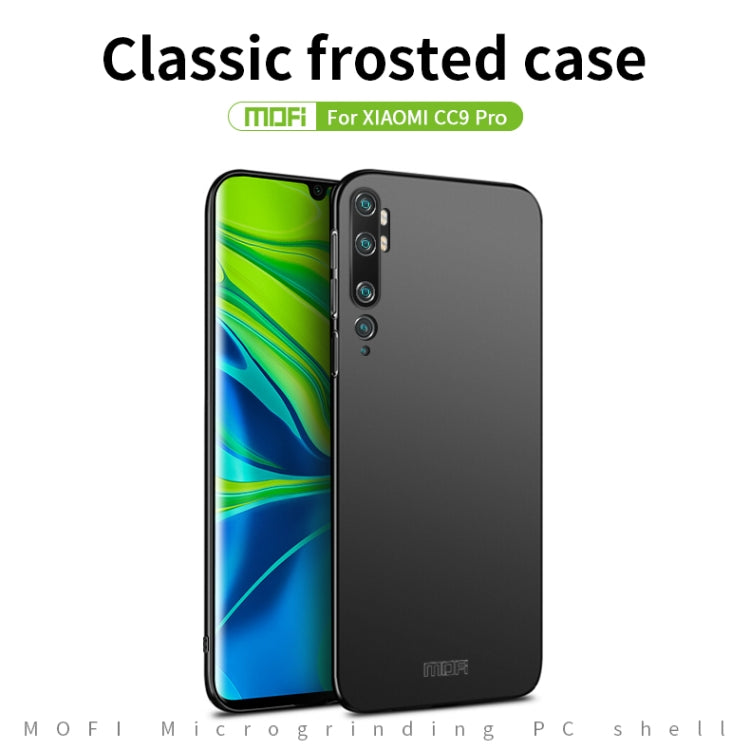 For Xiaomi Mi CC9 Pro MOFI Frosted PC Ultra-thin Hard Case